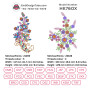 Compact Floral Bunch Embroidery Design for Usha Janome 450e/550e