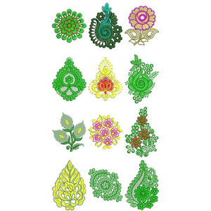 Applique Patch Buta Embroidery Designs Bulk Download | 50 Designs
