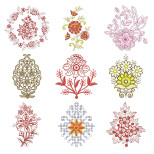 50 Applique Embroidery Designs | February 2021 Bulk Download
