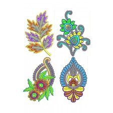 Applique Rose Embroidary Design Bulk Download | 100 Designs