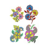 Applique Rose Embroidary Design Bulk Download | 100 Designs