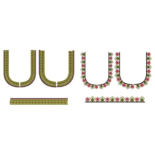 Blouse Embroidery Pack Of 10 Designs Blouse Embroidery Pack Of 10 Designs