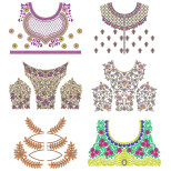 Latest Beautiful Blouse Embroidery Pattern Designs | June 2021 Bulk Download
