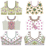 Latest Beautiful Blouse Embroidery Pattern Designs | June 2021 Bulk Download