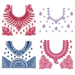 10 Blouse Embroidery Designs August 2021 Bulk Download Vol-1