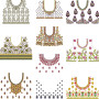10 Blouse Embroidery Designs | September 2021 Bulk Download VL-4
