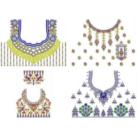 Latest Beautiful Blouse Embroidery Pattern Designs | November 2020 Bulk Download