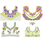 Latest Beautiful Blouse Embroidery Pattern Designs | November 2020 Bulk Download