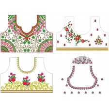 Latest Beautiful Blouse Embroidery Pattern Designs | November 2020 Bulk Download