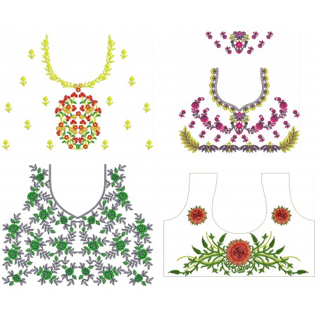 Latest Beautiful Blouse Embroidery Pattern Designs | November 2020 Bulk Download