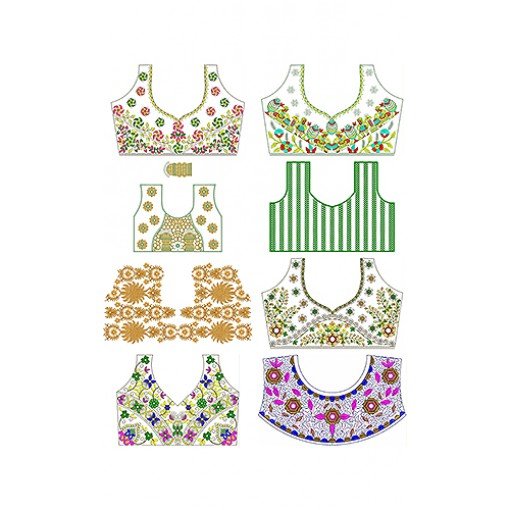 Blouse April 2018 Bulk Download | 50 Designs