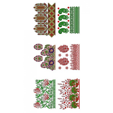 50 Big Border Embroidery Designs | May 2020 Bulk Download