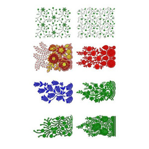 50 Big Border Embroidery Designs | May 2020 Bulk Download