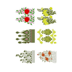 50 Big Border Embroidery Designs | February 2020 Bulk Download