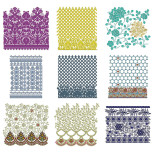 50 Big Border Embroidery Designs | June 2021 Bulk Download