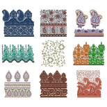 50 Big Border Embroidery Designs | June 2021 Bulk Download