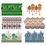 50 Big Border Embroidery Designs | June 2021 Bulk Download