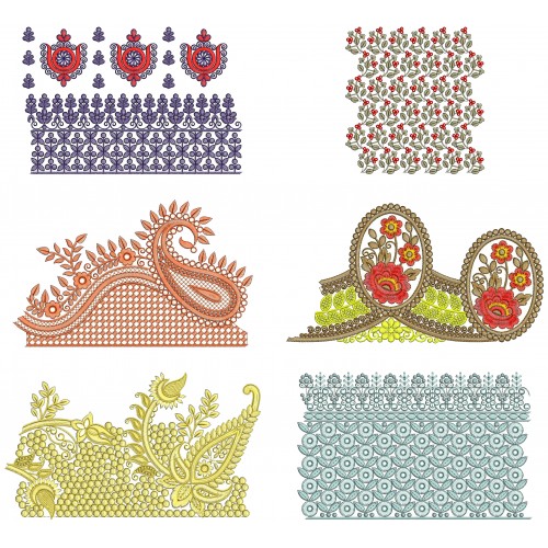50 Big Border Embroidery Designs | April 2021 Bulk Download
