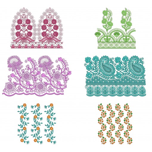 50 Big Border Embroidery Designs | April 2021 Bulk Download
