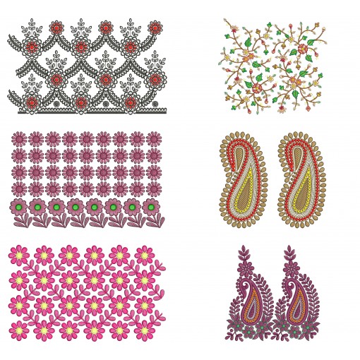 50 Big Border Embroidery Designs | April 2021 Bulk Download