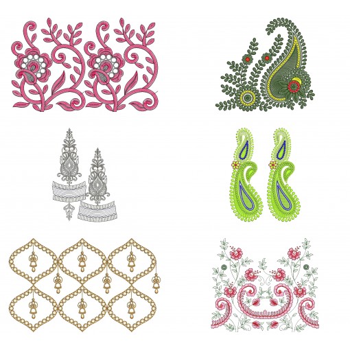 50 Big Border Embroidery Designs | April 2021 Bulk Download