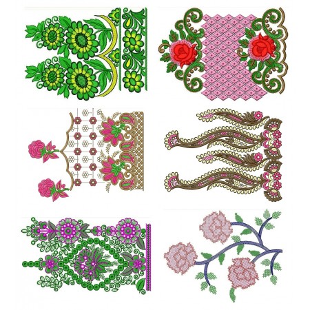 50 Big Border Embroidery Designs | December 2020 Bulk Download