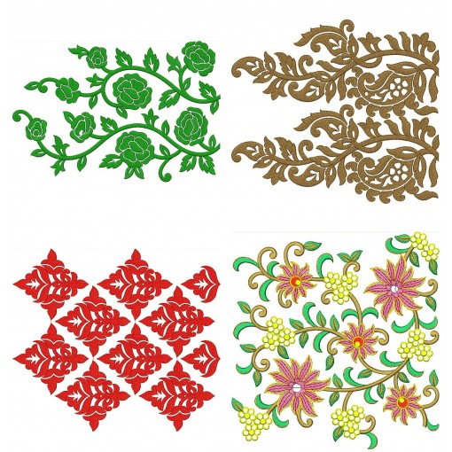 50 Big Border Embroidery Designs | November 2020 Bulk Download
