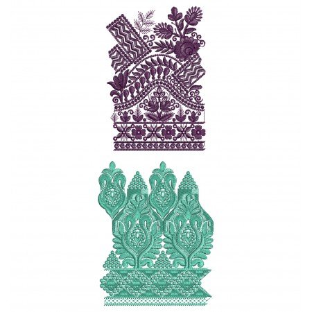 10 Big Border Embroidery Designs August 2021 Bulk Download Vol-1