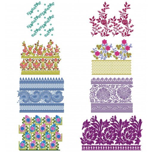 10 Big Border Embroidery Designs | August 2021 Bulk Download Vol-3 10 Big Border Embroidery Designs | August 2021 Bulk Download Vol-3
