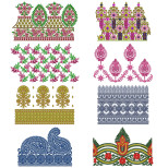 10 Big Border Embroidery Designs Ag 21 BD VL-5