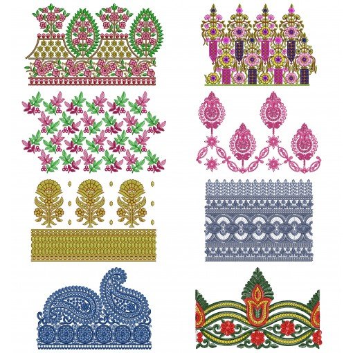 10 Big Border Embroidery Designs Ag 21 BD VL-5 10 Big Border Embroidery Designs Ag 21 BD VL-5