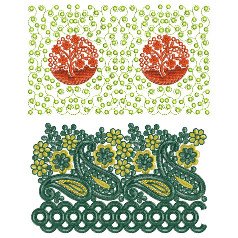 10 Big Border Embroidery Designs | August 2021 Bulk Download Vol-3