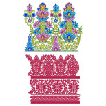 10 Big Border Embroidery Designs Ag 21 BD VL-5