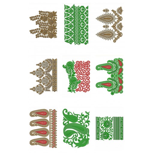 50 Big Border Embroidery Designs | January 2021 Bulk Download