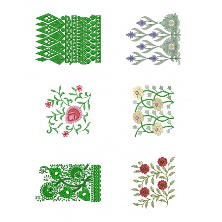 50 Big Border Embroidery Designs | February 2021 Bulk Download
