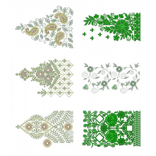 50 Big Border Embroidery Designs | February 2021 Bulk Download