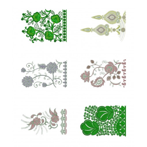 50 Big Border Embroidery Designs | February 2021 Bulk Download