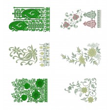 50 Big Border Embroidery Designs | February 2021 Bulk Download