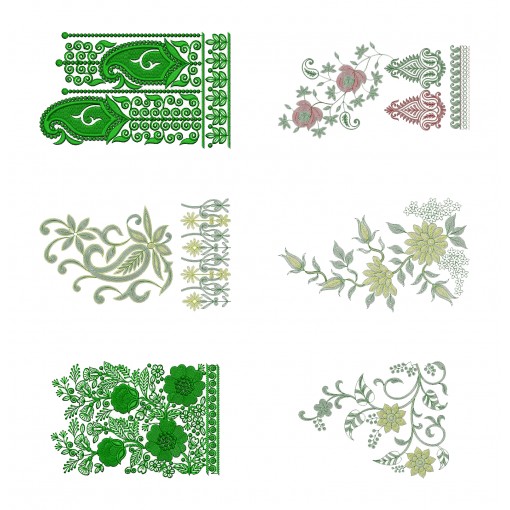 50 Big Border Embroidery Designs | February 2021 Bulk Download