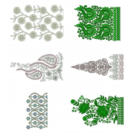 50 Big Border Embroidery Designs | February 2021 Bulk Download