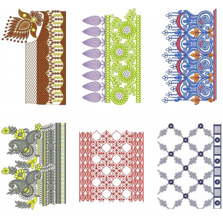 50 Big Border Embroidery Designs | March 2021 Bulk Download