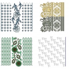 50 Big Border Embroidery Designs | March 2021 Bulk Download