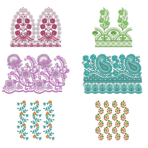 50 Big Border Embroidery Designs | April 2021 Bulk Download