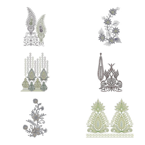 50 Big Border Embroidery Designs | April 2021 Bulk Download
