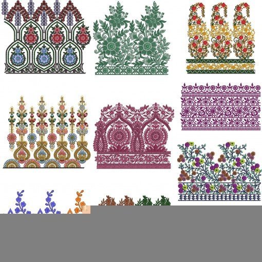 10 Big Border Embroidery Designs | September 2021 Bulk Download Vol-7 10 Big Border Embroidery Designs | September 2021 Bulk Download Vol-7
