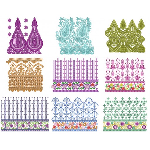 50 Big Border Embroidery Designs | July 2021 Bulk Download 50 Big Border Embroidery Designs | July 2021 Bulk Download