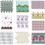 10 Big Border Embroidery Designs DC 21 BD VL-9