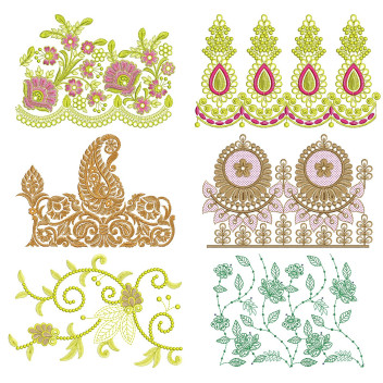 50 Big Border Embroidery Designs | July 2021 Bulk Download