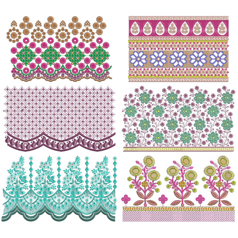 50 Big Border Embroidery Designs | July 2021 Bulk Download