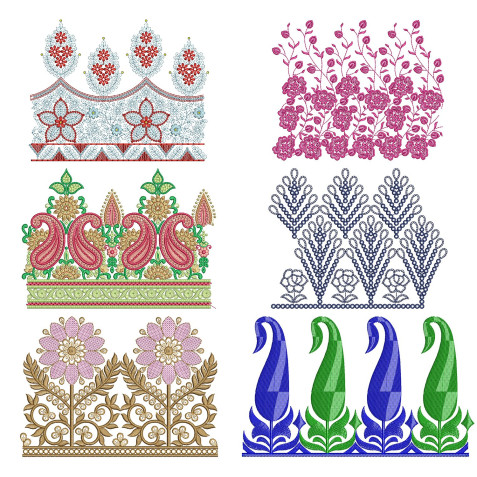 50 Big Border Embroidery Designs | July 2021 Bulk Download